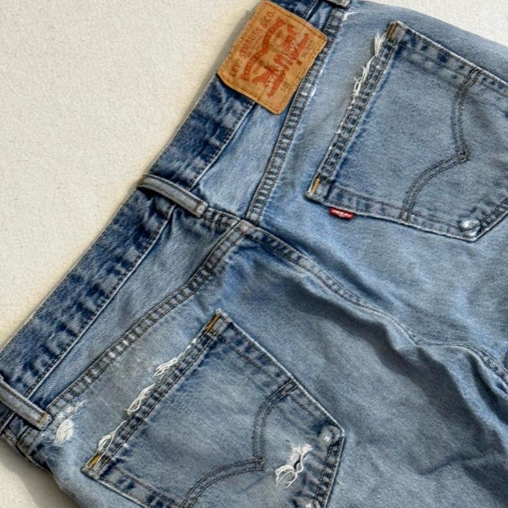 Levi's Light Blue Straight Leg Jeans